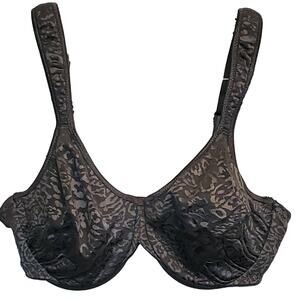 Women's Gray Lined Underwire Bra Size 34D